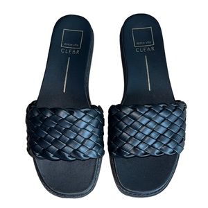 Dolce Vita Black Braided Grazie Sandal